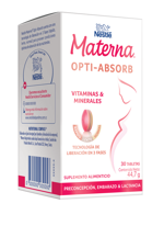 Materna Optiabsorb Tabletas Nestlé Materna Optiabsorb Tabletas Nestlé